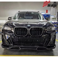 Grille double pour pare-chocs avant BMW F97 X3M LCI, remplacement de la calandre