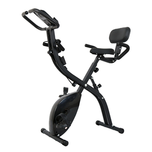Vélo d'exercice pliable portable pour intérieur, système magnétique, résistance réglable, <span class=keywords><strong>cyclisme</strong></span> sportif, dossier en acier, équipement de fitness - Product Image 2