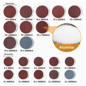 Jeu de disques abrasifs en alumine, 150 pièces, 2 3 pouces, 80 à 3000 grains, pour le meulage et le polissage du métal, du bois et du verre - Product Image 5