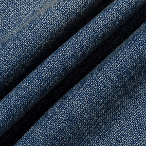 Short en jean pour hommes avec broderie personnalisée de streetwear rétro effet délavé à l'acide pour commande en gros - Product Image 6