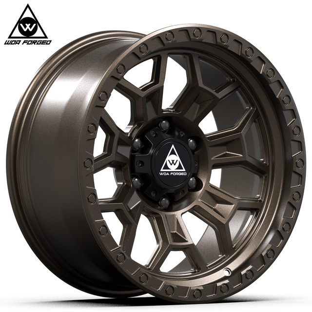 Offroad Car Forged Wheel Rim 4x4 17-20 Inch 6/5 Holes Matte Black Aluminum Customized Lightweight 40mm 100mm