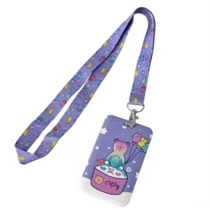 Tùy chỉnh <span class=keywords><strong>Polyester</strong></span> Thẻ Tay Áo treo dây phim hoạt hình khuôn viên xe buýt thẻ cổ dây buộc kỹ thuật truyền nhiệt dây buộc khác - Product Image 4