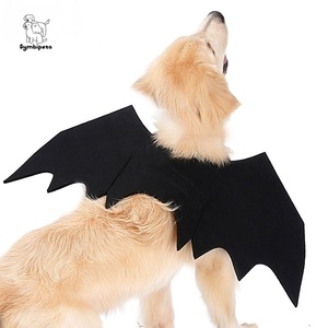 Leuk dierenkostuum vleermuisvleugels voor kleine honden & katten Halloween-kostuum - effen kleur modern design cosplay stijl comfortabele pasvorm - Product Image 2
