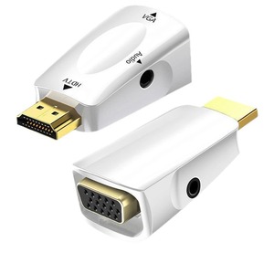 HDMI To VGA Adapter With Audio 3.5mm Output For Computer TV Projector <b>Set</b> <b>Top</b> <b>Box</b> - Product Image 5