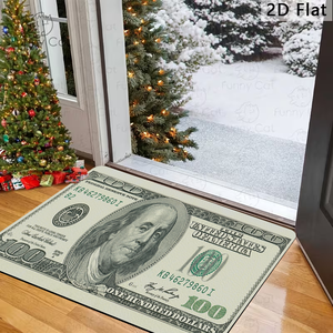 Alfombra de Entrada Moderna Luebo con Estampado Animal, Resistente a la Corrosión, Antideslizante, con Respaldo de Goma, Diseño Rectangular Delgado de PVC para la Entrada del Hogar - Product Image 1