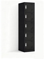 Casier de rangement en acier au design moderne, armoire démontable à 5 compartiments pour usage domestique et hôtelier, écologique et durable