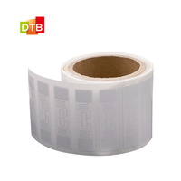 DTB-9662 étiquette autocollante personnalisée imprimée Alien Higgs 3 puce étiquette passive RFID 860 ~ 960 MHz UHF 9662 étiquette autocollante