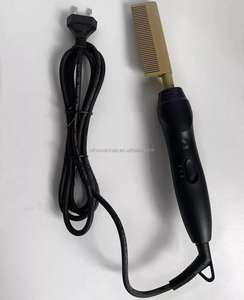 Peigne chaud lisseur cheveux peigne chauffant électrique professionnel, fer à friser bling peigne chaud - Product Image 3