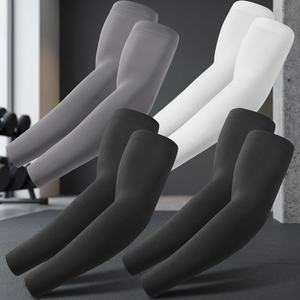 Mangas Protectoras Solares de Nailon Tipo Seda Helada al por Mayor, de Color Liso, Casuales, Unisex, para Todas las Estaciones, Finas, con Protección UV UPF50+ para Verano - Product Image 2