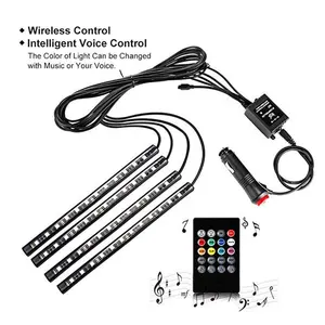 12V Car underground foot light 5050 waterproof flexible led strip light