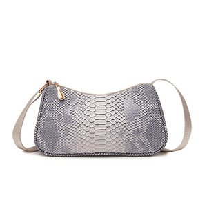 PU cuir Hobo sacs 2025 nouveau <span class=keywords><strong>Smartphone</strong></span> sac serpent-impression épaule sac à main serpent sous les bras femmes sac - Product Image 6
