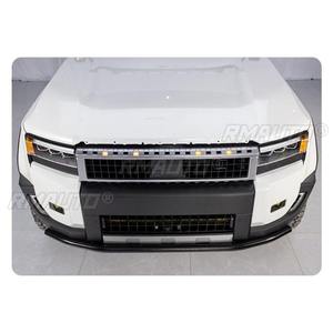 Para Toyota Prado LC250, Parrilla Delantera con Luz LED Amarilla Cuadrada, Decoración para Parrilla Delantera, Pieza de Modificación - Product Image 4