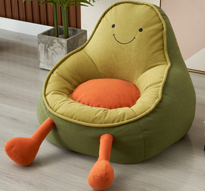 Childish Lazy <b>Sofa</b> - Avocado Super Cute Cartoon-Inspired Single Chair - Designer Design - Balcony - Children's <b>Sofa</b> - Product Image 3