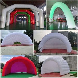 Arches gonflables personnalisées, imperméables et durables pour événements et fêtes, avec logo personnalisé et couleur bleue - Product Image 3