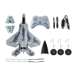 Motori dell'aeroplano <span class=keywords><strong>2</strong></span> dell'aeroplano di 4-Ch <span class=keywords><strong>2</strong></span>.4G RC dell'aereo della schiuma di EPP del F-22 di simulazione dell'aeroplano di FX-922 con il giroscopio di 6 assi per il principiante - Product Image 6