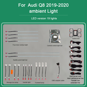 Iluminación ambiental del coche para Cadillac <span class=keywords><strong>Audi</strong></span> <span class=keywords><strong>Q8</strong></span> 2019-2020 Auto LED atmósfera iluminación accesorios de coche Auto electrónica - Product Image 6
