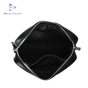 Bal Manent Luxury Custom Man's Black PU Leather Messenger Bolso de alta calidad Bolso cruzado Logotipo en relieve Hombres Bolso de cuero personalizado - Product Image 5