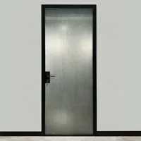 Portes en alliage d'aluminium, fenêtres à battants conformes à la norme CE, réglables, insonorisées, étanches, avec verre trempé fumé