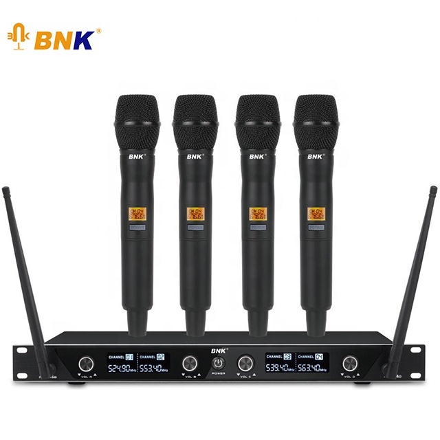BNK Professional Vocal Microphone Wireless Microfono Karaoke Inalambrico BK8400