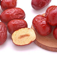 Dattes rouges chinoises entières, naturelles, séchées, sans additifs, en vrac, emballées sous vide, 100% fruits, récolte de l'année en cours