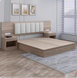 Modern Factory Wholesale Hotel Bedroom Furniture Set Customized Sizes Upholstered Wooden Panel School Guest Room Durable - Product Image 6