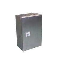 Boîtier de distribution électrique étanche en acier inoxydable OEM de haute qualité pour extérieur, montage encastré, couleur argent, pour compteur et jonction