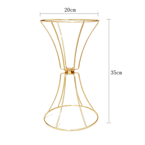 Modern Luxury Iron Flower Stand Centerpieces Wedding Arch <b>Backdrop</b> Frame Ceremony Decoration Event <b>Party</b> Display Wholesale - Product Image 3