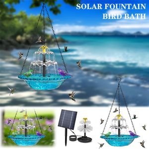 Mangeoire à oiseaux suspendue pour <span class=keywords><strong>balcon</strong></span> extérieur, mangeoire à oiseaux <span class=keywords><strong>solaire</strong></span> flottante, <span class=keywords><strong>fontaine</strong></span> pour oiseaux - Product Image 6