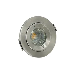 Lâmpada de teto LED embutida COB Downlight regulável 220V 110V única dupla luz LED ponto redondo