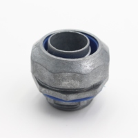 Raccords de conduits électriques en zinc étanches aux liquides UL 1/2 "Borniers droits droits avec connecteur étanche aux liquides