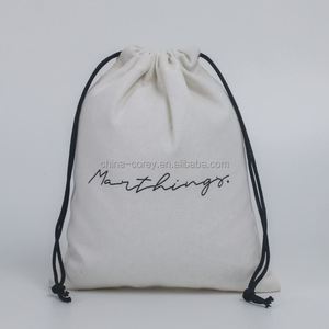 Bolsas de Lona Blanca Personalizadas con Cordón, Fundas de Algodón para Joyería, Regalos y Protección Contra el Polvo - Product Image 4