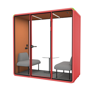 Cabine acoustique de bureau pour campus universitaire, idéale pour la collaboration de groupes d'étudiants - Product Image 4