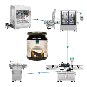 Sauce filling machine automatic liquid honey jam syrup chocolate spread filling machine