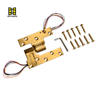 Charnière à pivot électrique dorée en acier inoxydable Rotation automatique à 180 degrés Charnière de conception moderne motorisée robuste