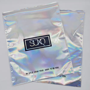 Bolsas de Envío Holográficas de Polietileno, Bolsas de Correo Planas de Papel de Aluminio, Autoadhesivas, Impermeables, para Empacar Ropa - Product Image 5