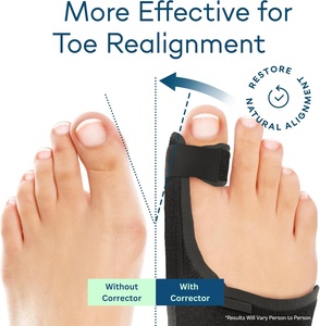 2-Pack Unisex Orthopedic Bunion Corrector Splint Hallux Valgus Pain Relief Adjustable <strong>Support</strong> Comfortable Hammer <strong>Toe</strong> - Product Image 2