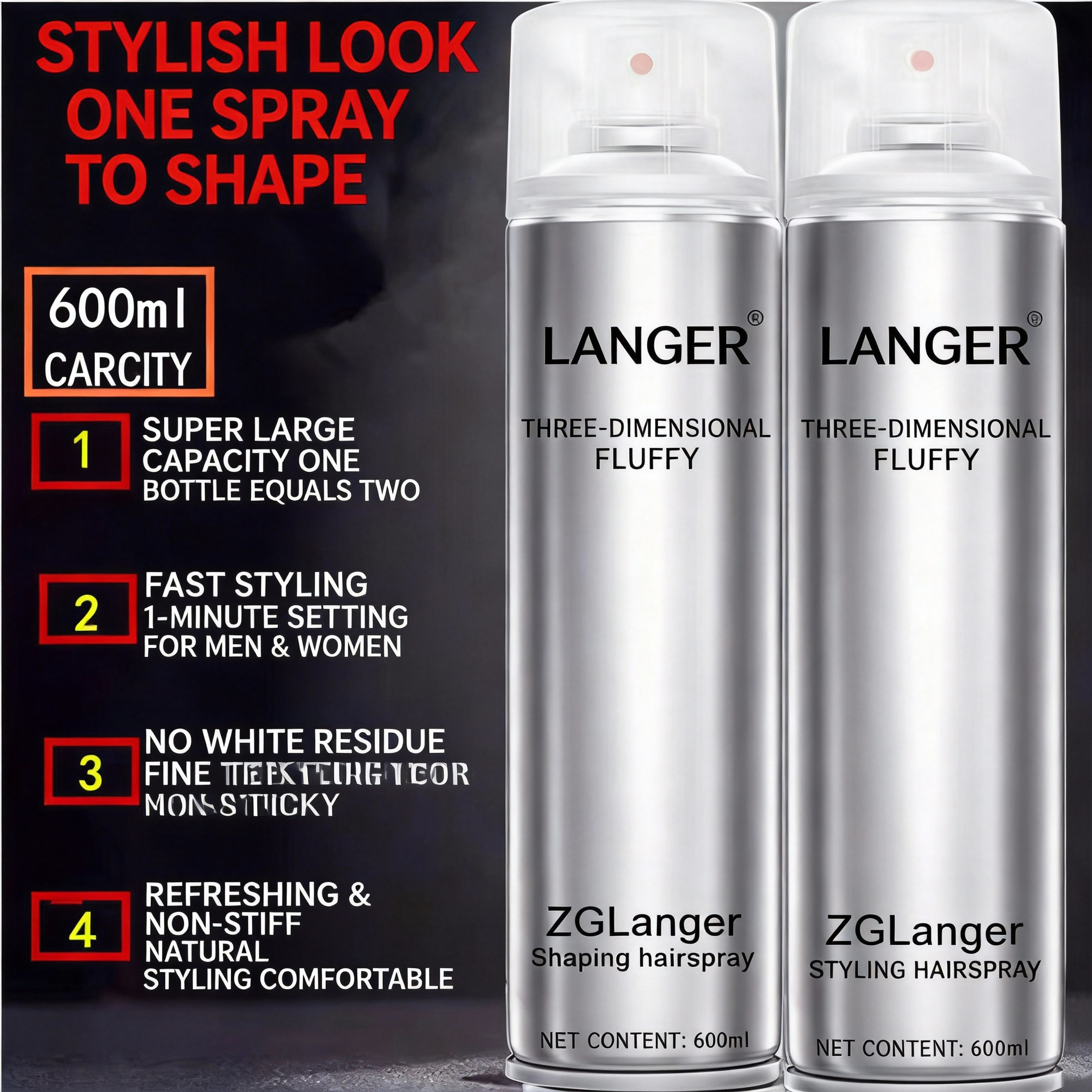 Lacque pour cheveux Langge 99ml