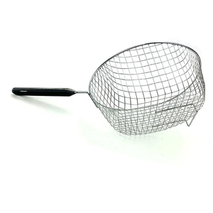 Cesta de malla metálica de acero inoxidable <span class=keywords><strong>DaS</strong></span> con asa para freír patatas fritas y <span class=keywords><strong>pasta</strong></span> - Product Image 6