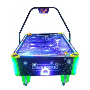 Air Hockey <b>Table</b> Arcade Machine Coin Operated Indoor Sports <b>Game</b> Equipment LED Lighting Competitive Entertainment for Mall - Product Image 3