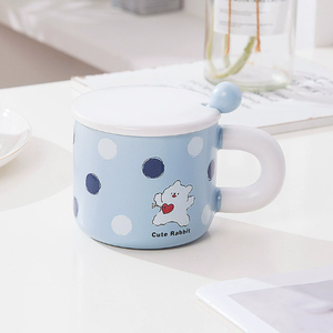 High Quality Custom Modern <b>Cute</b> Cartoon <b>Bear</b> Rabbit Dog Office Drinking Stoneware Ceramic Mug Business Gifts Reusable Food Safe - Product Image 3