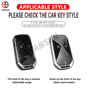 2026 Luxuriöses Zinklegierungs-Autoschlüsselgehäuse für Chery Kaiyi Kunlun IHD R 300 500 EV KAIN GTV X3 X7 Schlüsselschutzabdeckung - Product Image 6