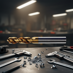 Broca helicoidal HSS Co de 5.2 mm con revestimiento de TiN autocentrante para perforación de metal - Product Image 3