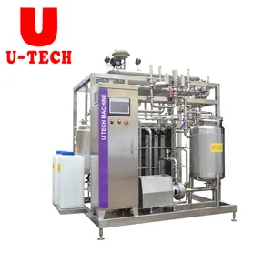 UHT Placa Tubo Tipo Especializado Alimentos Bebidas Suco Vinho Esterilizador Máquina Dispositivo Esterilização ultra-alta temperatura