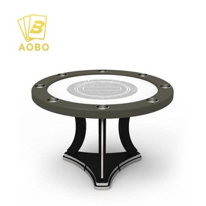 โต๊ะโป๊กเกอร์กลมที่ออกแบบมาเป็นพิเศษผู้ผลิตปรับแต่งรูปแบบต่างๆของตารางโป๊กเกอร์คาสิโนสำหรับขาย - Product Image 4