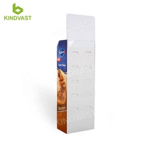 Plancher ondulé pop up plv produit de cosmet porte-papier maquillage présentoir carton pour les magasins de détail de carton