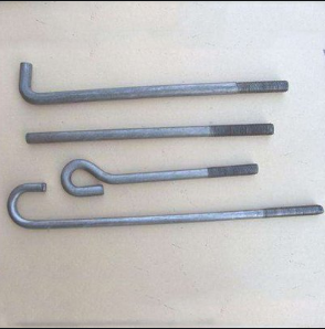 สลักเกลียวหัวหกเหลี่ยมเหล็กกล้าคาร์บอน GB799 <span class=keywords><strong>ร</strong></span>ูปทรงเลข 9 ขนาด M12-M42 สำหรับยึดคอนกรีตฐานเสาเค<span class=keywords><strong>ร</strong></span>น หินฐาน และสกรูยึดฐาน - Product Image 6