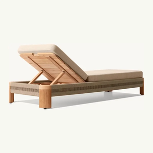 Chaise longue <span class=keywords><strong>de</strong></span> luxe en teck pour l'extérieur, villa, hôtel, <span class=keywords><strong>jardin</strong></span>, piscine, mobilier <span class=keywords><strong>de</strong></span> bord <span class=keywords><strong>de</strong></span> mer - Product Image 4
