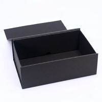 Cajas de Regalo para Ropa con Diseño Personalizado, Modernas, Ecológicas, Plegables, con Laminado Mate, Impresas, para Prendas de Vestir - Cajas de Papel Negro