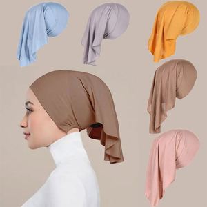 Muslim Inner <b>Cap</b> Hijab Under Scarf Elastic Headscarf Bonnet Muslim Pullover Hat for <b>Women</b> - Product Image 6