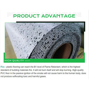 Giá thương mại lowes adeceive <span class=keywords><strong>linoleum</strong></span> sàn cho phòng tắm nhà để xe EPDM Kích thước nhựa Vinyl cuộn đồng nhất Độ dày - Product Image 5